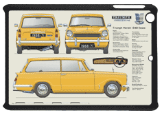 Triumph Herald Estate 13/60 1968-71 Small Tablet Covers